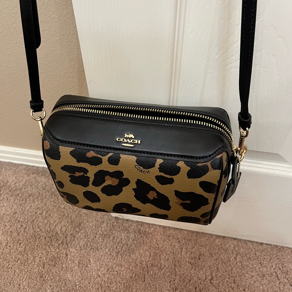 COACH Leopard Crossbody Bag